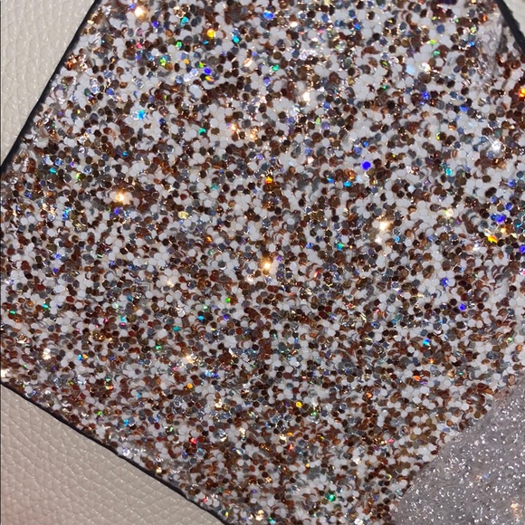 Aldo Cream and Gold Glitter Handbag/Crossbody - Picture 7 of 11